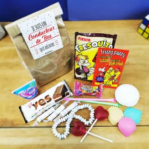 Sachet bonbon années 80  “Je suis un conducteur de bus qui déchire”