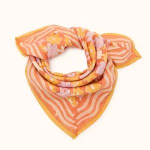 Petit foulard Paquerette / Orange