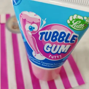 Tubble gum – Chewing gum en tube – goût tutti frutti x1 – Chewing gum Léo
