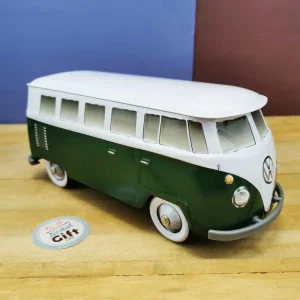 Volkswagen combi vert en métal pour bundle