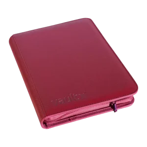 VAULT X ZIP BINDER – 3×3 METALLIC RED – 360 CARTES